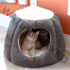 딩동펫 반려동물 고양이 푸딩하우스, 그레이