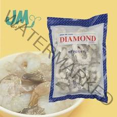 다이아몬드 새우 칵테일새우 1kg (실중량900g) 깐새우 감바스용 두절탈각 흰다리새우 평일오후2시이전 주문건 당일발송, 21/25(42-50마리)