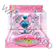 세계유통 프린세스 왕관 4종 세트, 혼합 색상