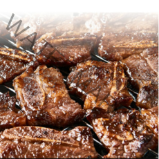 밥도둑놈 LA갈비 양념갈비 소갈비 미국산 초이스 캠핑용 구이용(1kg 2kg 3kg 4kg 5kg)-, 3개, 1kg