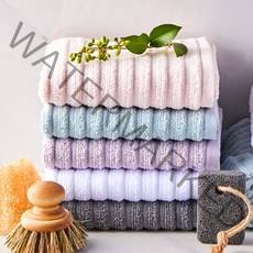 소프트터치 데일리 퓨어 수건 115g, 핑크, 민트, 퍼플, 화이트, 그레이, 5개