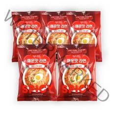 [그녀의라이프앤]오늘도맘껏 발효 곤약 생라면 저칼로리 단백질 함유 매운맛 라면 (214g 59Kcal) 5개 세트