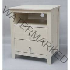 에스엔가구 공간협탁 C타입 침대협탁 2단서랍장, 워시