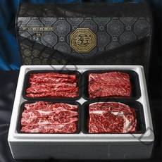 한우 선물세트 구이용 800g 선물용 모듬 세트 1++ 당일배송 냉장 등심 안심 갈비살 채끝 업진살 부채살 설 명절, [옵션7] 한우1++ 실속세트1호(800g)
