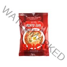 [그녀의라이프앤]오늘도맘껏 발효 곤약 생라면 저칼로리 단백질 함유 매운맛 라면 (214g 59Kcal) 1개