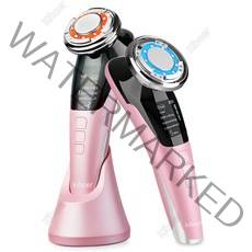 Kiboer 갈바닉 이온 페이셜 마사지기, 핑크, Kiboer-117