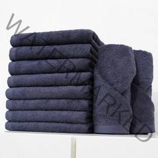 프롬코튼 업소용 미용타올 90g 면사, 10개, 네이비