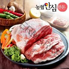 [농협안심한돈] 국내산 냉장 목살 500g (수육용), 단품