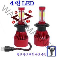 KRLEDPRO H7 전조등 LED 4면 26000루멘