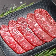부채살 슬라이스 1kg 2kg 미국산 냉동 소고기 소포장 불고기 샤브샤브 육전 구이용 수입, (300g)