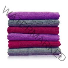 극세사 미용타올 미용실수건 업소용수건 세면수건, 10장, 레드(적색)