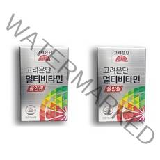 고려은단 멀티비타민 올인원 1560mg X 60정 2개 (4개월분), 고려은단 멀티비타민 올인원 60정 2개_4개월분
