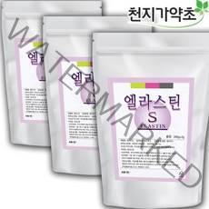 (롯데택배발송) 먹는 엘라스틴콜라겐 분말 200gX3봉 엘라스틴 가루 데스모신, 3봉