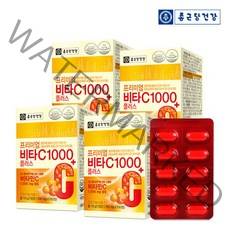 [종근당건강] 프리미엄 비타민C 1000 플러스 4박스(400정) / 항산화, 상세 설명 참조