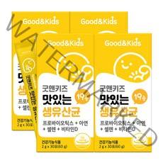 굿앤키즈 맛있는 생유산균, 60g, 4개