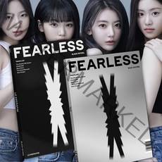 르세라핌 피어리스 LE SSERAFIM FEARLESS 미니 1집 굿즈 데뷔 노래 앨범 김채원 사쿠라 허윤진 카즈하 김가람 홍은채, VOL.1(BLACK PETROL)+스컬데이특전, 포스터받지않음