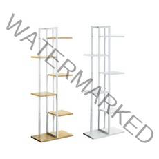 세련된 디자인 인테리어 선반 스틸프레임 책선반 가구 북타워 북선반, 화이트