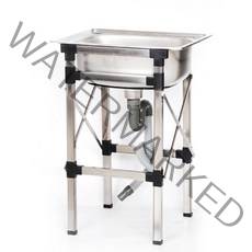 간이 세면대 이동식 싱크대 소형 올스텐 세면기 세수, 세면대 48x35 일반형