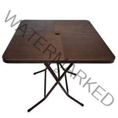 투에이산업 라탄 사각 테이블, 브라운