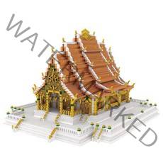 프랜디 나노블럭 랜드마크 대형 건축물 태국 그랜드 팰리스 SM7825, 혼합색상