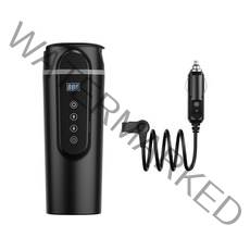 차량용 전기포트 차량용 스마트 텀블러 카포트 12V/24V겸용, 화이트, 모델A