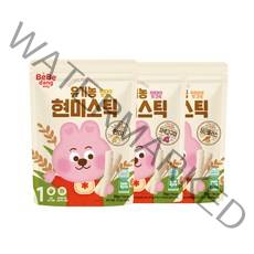 베베당 유기농 현미스틱 3종세트, 현미. 고구마. 당근플러스, 1세트