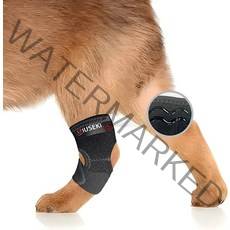 강아지 관절 영양제 관절약 보조제 WIUSEKI Dog Leg Braces Back Hock Joint with Anti-Slip Belt for Knee Pads Extra Sm, [02] S-M