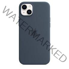 Apple 애플 정품 맥세이프형 아이폰 14 Plus 실리콘 케이스 - 엘더베리, iPhone 14 Pro, 실리콘 - 스톰 블루