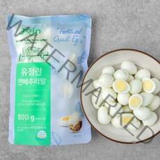 조인 유정란 깐메추리알, 500g, 1개