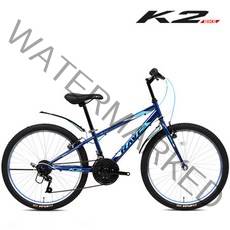 케이투바이크 K2BIKE 학생용 24인치 MTB자전거 KMT24GS 21단 완조립, KMT24GS(레이브) 네이비 조립+사은품C