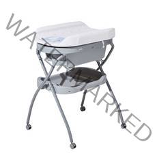 아이팜 스탠딩 접이식 아기욕조 기저귀 갈이대 교환대, 그레이