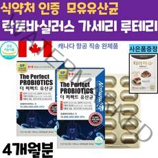락토바시러스 가세리 17 모유 유산균 장 건강 100억 유산균 보장 균수 식약처 인증 4 개월 티라미슈커피믹스 사은품 증정