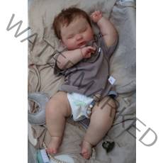 리본돌 구체관절인형 베이비돌 완성된 잠자는, 60cm, 여러 가지 빛깔의