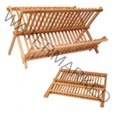 접이식 원목 우드 식기건조대 디쉬랙 그릇정리대 2단 1+1 1개/2개
