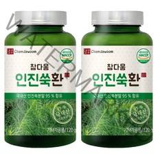참다움 인진쑥환, 120g, 2개