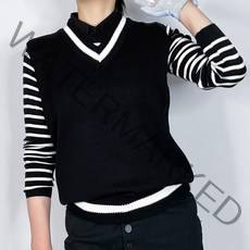 여성용 기본 브이넥 골프 베스트