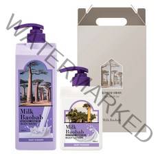 밀크바오밥 바디 2종 선물 세트 베이비파우더, 1세트