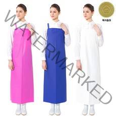 예경 [고주파]앞 뒤 다른 기능성 우레탄 H형 방수 앞치마_대, PO-0531/분홍색(무광), 1개