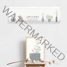 벽걸이형 대형 에어컨커버/에어콘커버 무풍 엘지휘센, 풀잎정원