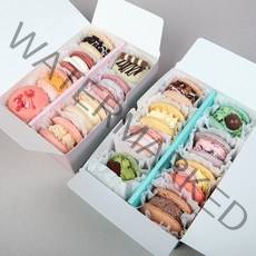 [누니마카롱] 아몬드100%꼬끄 수제 마카롱(뚱카롱)8구(개별구매가능)선물세트 택배, 시즌 원(1)