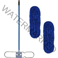 월드크린 극세사 리스킹걸레 60cm 2p + 리스킹 판자루, 1세트