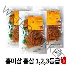 실속형홍삼 농협홍삼점 (국내산) 홍삼 홍미삼 1.2.3등급 홍삼뿌리 뿌리삼 말린홍삼 잔뿌리홍삼(빠른당일배송), 1팩, 홍미삼3등급(300g)+못난이대추