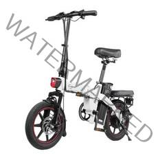 접이식자전거 여성자전거 클래식 초경량 미니벨로 전기 자전거 미니 접이식 EBike 성인 패션 전자 48V 리, 01 White