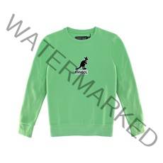 캉골 빅키즈 플러쉬 맨투맨 K7610 Summer Green