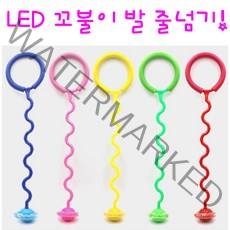 리얼세일(Realsale) s자형 발줄넘기 발목줄넘기 꼬불이줄넘기 줄넘기세트 운동기구, 3개