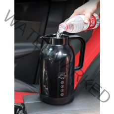 차량용 커피포트 카포트 냉온 컵홀더 전기포트 12V 24V 텀블러 휴대용 캠핑, 750ml 트롤리 12V 전용 포트