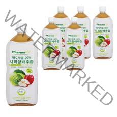 파모빗 사과 양배추 100 NFC 저온착즙, 1000ml, 6개