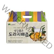 슬로푸드 생강품은 도라지 배즙 30p, 3000ml, 1개