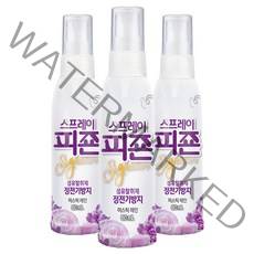 피죤 스프레이 섬유탈취제 미스틱레인향, 80ml, 3개