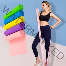 도매창고 요가밴드 탄력 라텍스 고무밴드운동 스트레칭 근력 홈트 필라테스 헬스 저항 튜빙 두께, 퍼플